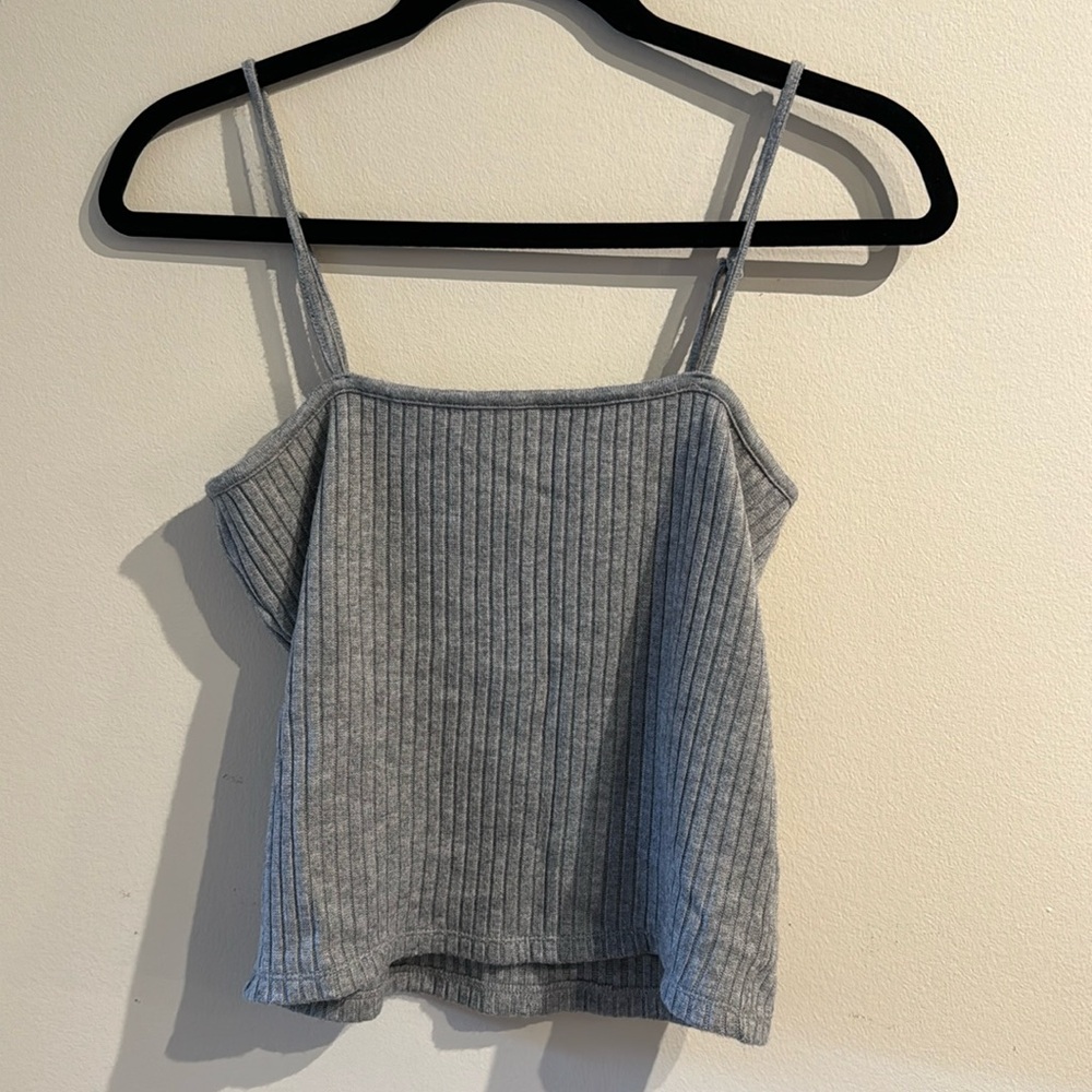 Loft Outlet gray tank, size large (fits medium)